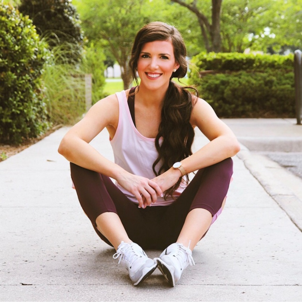 Purple / pink detailsd leggings with cutout SMALL